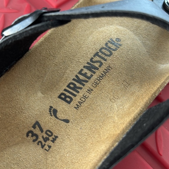 Birkenstock women’s Black Sandals gizeh new - Picture 3 of 4